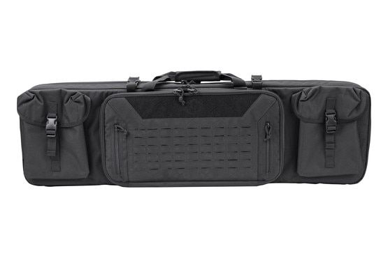 Savior Equipment 42" Urban Warfare Double Rifle Case with multiple pockets.